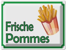 Blechschild 30x40 cm frische