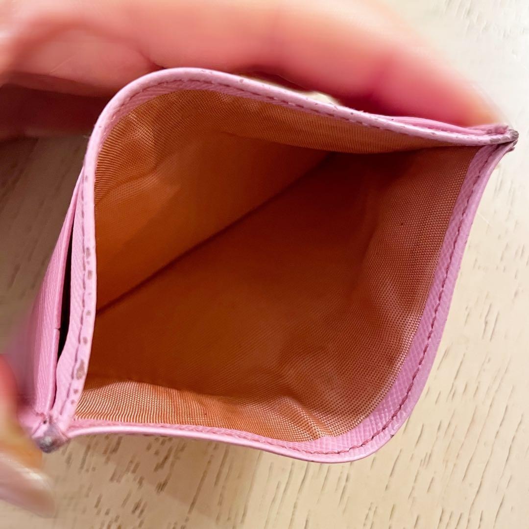 Prada Pink Card Case Leather -Like with Minor Wear thumbnail 8