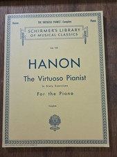Schirmer's Library Vol. 925 HANON The Virtuoso Pianist in 60 Exercises 1967
