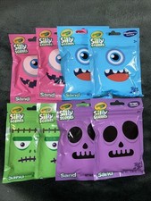 Crayola Silly Scents Sand 4.59oz x 8 Spooky Grape Apple Blue  Strawberry Scents