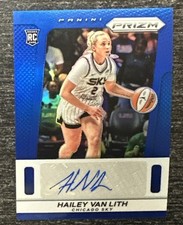 HAILEY VAN LITH - 2025 Panini Prizm WNBA Rookie BLUE PRIZM AUTO 26/75 SP RC