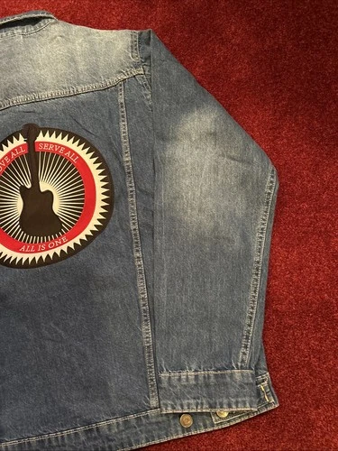 HARD ROCK CASINO Atlantic City Denim Jean Jacket BRAND NEW WITH TAGS SZ LARGE image 3