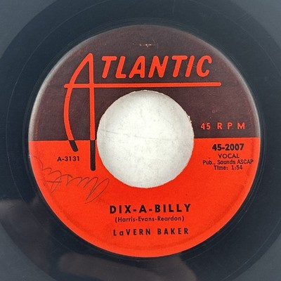 LaVERNE BAKER-DIX-A-BILLY- I Cried A Tear ATLANTIC 45-2007 7  Single