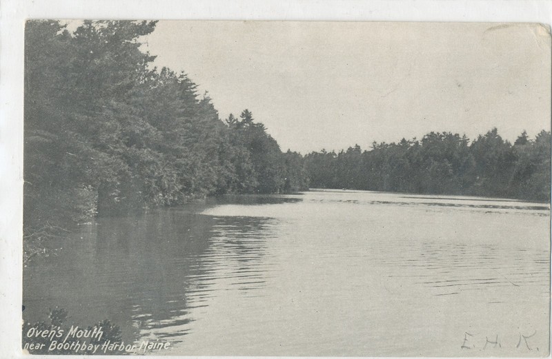 Ovens Mouth BOOTHBAY HARBOR, ME / SOUTHPORT, ME DOANE CANCEL 1905
