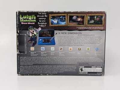Nintendo 3DS Cobalt Blue W/ Luigi's Mansion: Dark Moon Bundle