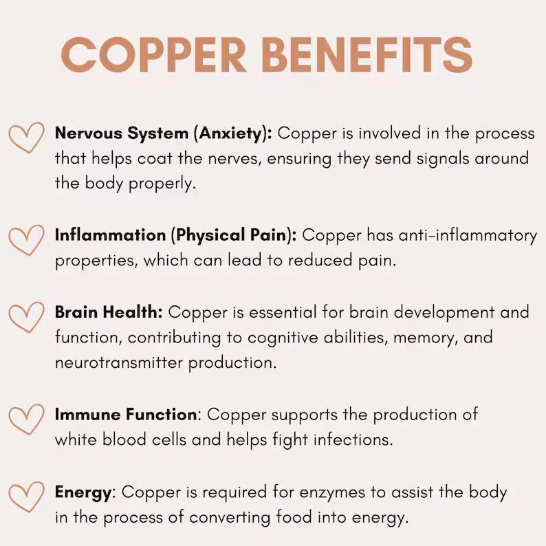 Collar de cadena de cobre puro plano cadena FIGARO curación joyería de cobre Foto 3 de 4