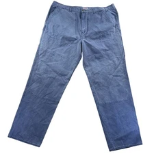 WearGuard Mens Work Pants Size 48x34 Blue Straight Leg Workwear Classic Casual