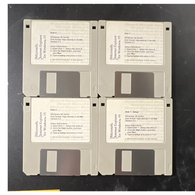 Microsoft Internet Explorer 3.0 Floppy 3.5'' Windows 95 Operating System