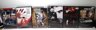 DVD Konvolut: Scar, Damonisch, Broken 2, Out of Season,Dont look down +1 DVD1162