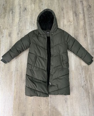 NEXT Mädchen Wintermantel Gr. 152 schwarz mit Reißverschluß