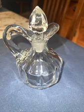 Vintage 5” Glass Oil and Vinegar Cruet