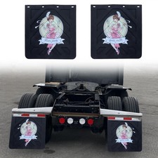 Smoking Beauty Mud Flaps for Semi Trucks PVC Polymer Tractor Trailer Heavy