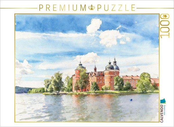 Puzzle Calvendo ChâTeau De Gripsholm | 1000 PièCes, Format Assemblé 64 × 48 Cm |-image