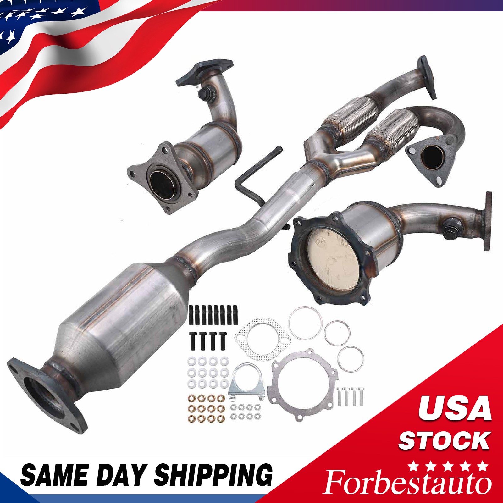 3 PC Catalytic Converter Set For 2003 2004 2005 2006 2007 Nissan Murano 3.5L EPA