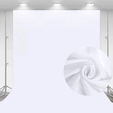 Aimosen 10 x 7 FT White Backdrop Background for Photography, 7 X 10 FT, 