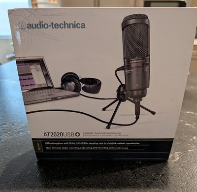 Audio-Technica AT2020USB+ Cardioid Condenser Studio USB Microphone