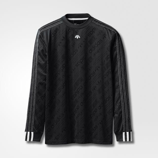 adidas Alexander Wang Originals Long Sleeved Football Shirt Oasis