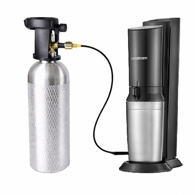 Schlauch-Adapter für SodaStream QuickConnect Wassersprudler an W21.8 CO2-Flasche