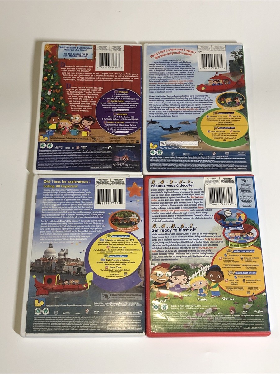 Disney Little Einsteins 4 DVD Lot | eBay