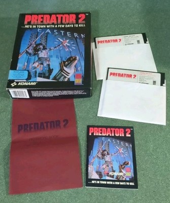 Predator 2 Big Box IBM PC 1991 5.25'' HD Konami