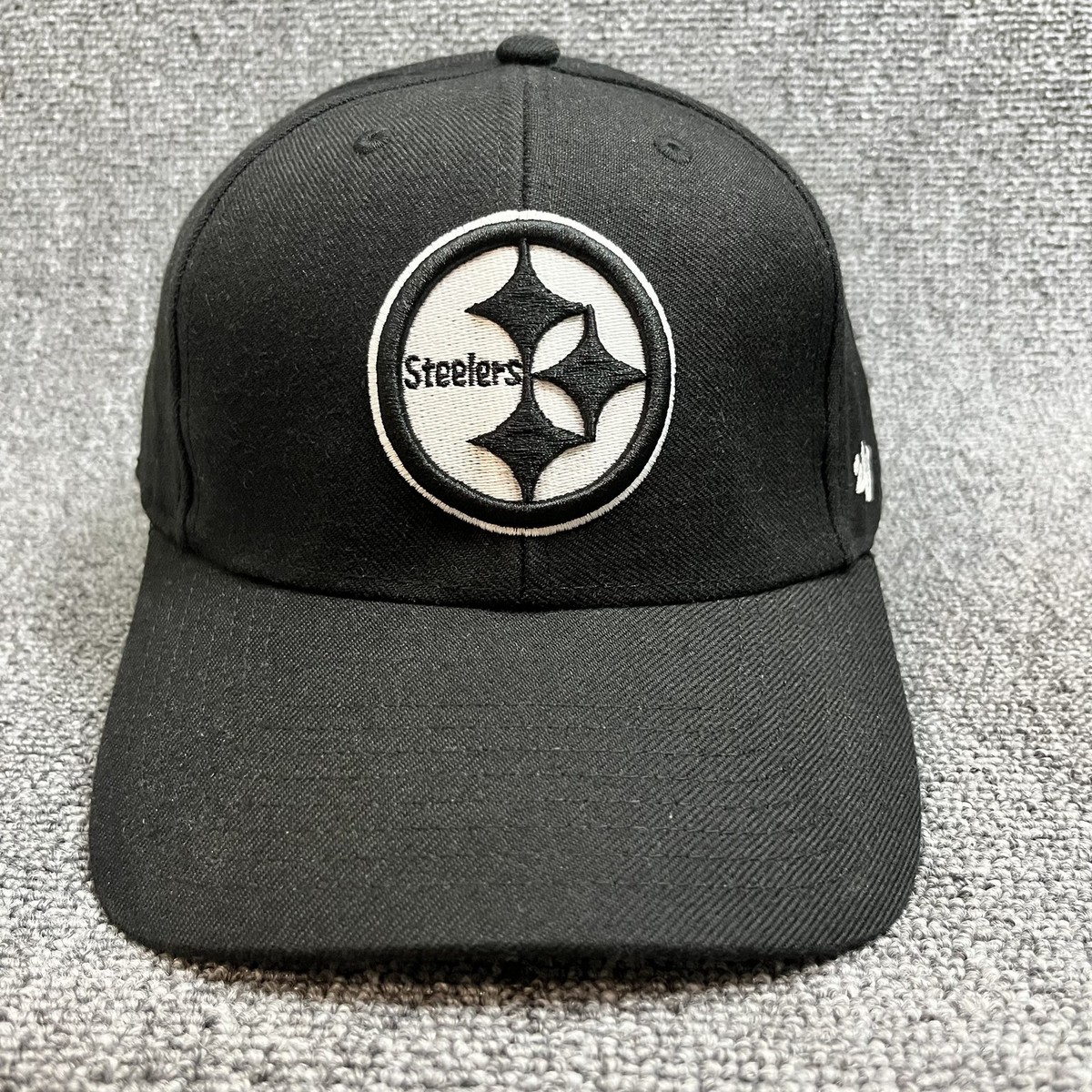 Pittsburgh Steelers '47 Brand MVP Hat Black Adjustable Strapback NFL Cap