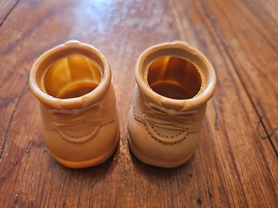 Vintage Furskins Plush Baby Doll Teddy Bear  Boots