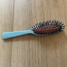 Vintage Nylon Hairbrush Blue 7 Inch