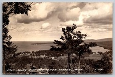 Michigan State - Lake Fanny Hooe and Copper Harbor - Cook Co Photo Postcard
