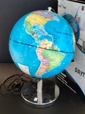 EARTH GLOBE & Stand -CELESTIAL Globe -Night Light -USA Toyz- Constellations 