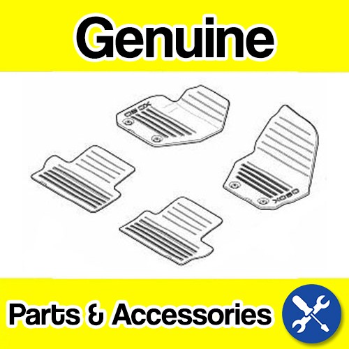 Genuine Volvo S60, S60 CC (15-) Rubber Floor Mats (RHD Manual Col: Soft Beige)