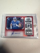 2022 Cont. Optic Rookie Ticket Aidan Hutchinson /50 Variation Red On-Card Auto. rookie card picture