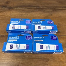 4 Clean  Clear Persa-Gel 10 Max Strength Acne Spot Ointment 1 oz Each YY38 