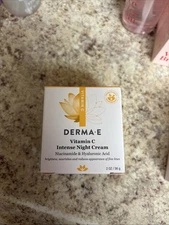 NEW DERMA-E Vitamin C Intense Night Cream, 2 oz SMALL BUSINESS 🌻🌞💐🌝