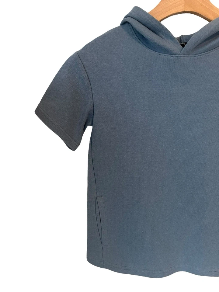 Sudadera con Capucha Art Class Niños Talla M (8) Azul Manga Corta Con Capucha Bolsillo Foto 2 de 4