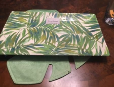 TOMMY BAHAMA Palm Collection Melamine Serving Tray Brand New Stunning!