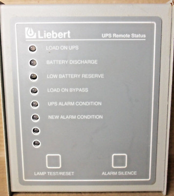 LIEBERT 02-790860-03 UPS REMOTE STATUS FIRE ALARM AK