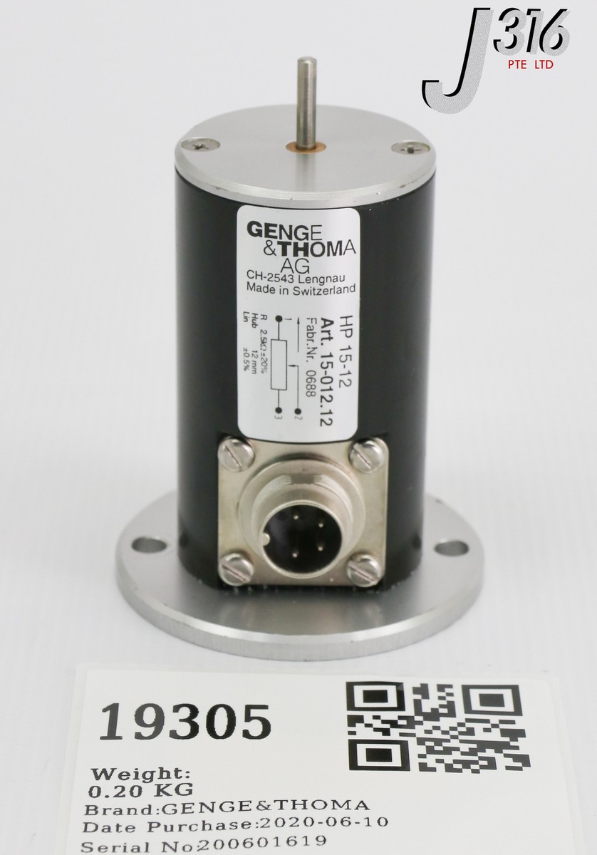 Q 19305 GENGE&THOMA GSI LUMONICS LINEAR MOTION TRANSDUCER, ART.15