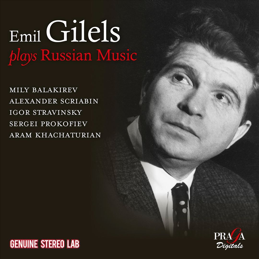 Emil Gilels Russian Music Performance CD by Praga