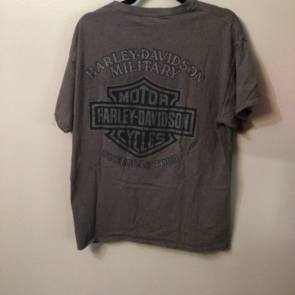 Harley-Davidson Military Herren T-Shirt - Overseas Tour Design | 100% Baumwolle