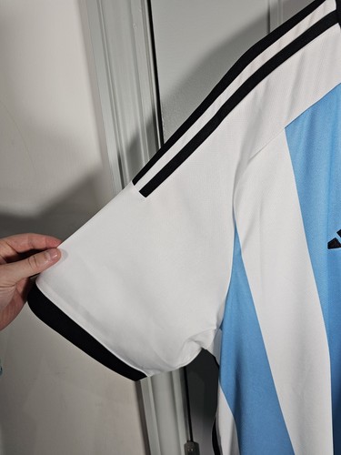 Adidas Argentina World Cup Winners Shirt Men's 3XL 2022 Champions NEW - Picture 7 of 13