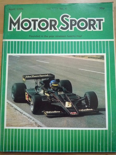 MOTOR SPORT APR 1978 Aston Martin Vantage Mintex Rally Ford Fiesta Escort Capri
