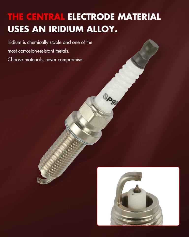 Pack 6 bujías dobles de iridio para Nissan 370Z Infiniti Q70 14-2019 3,7 L V6 Foto 4 de 4