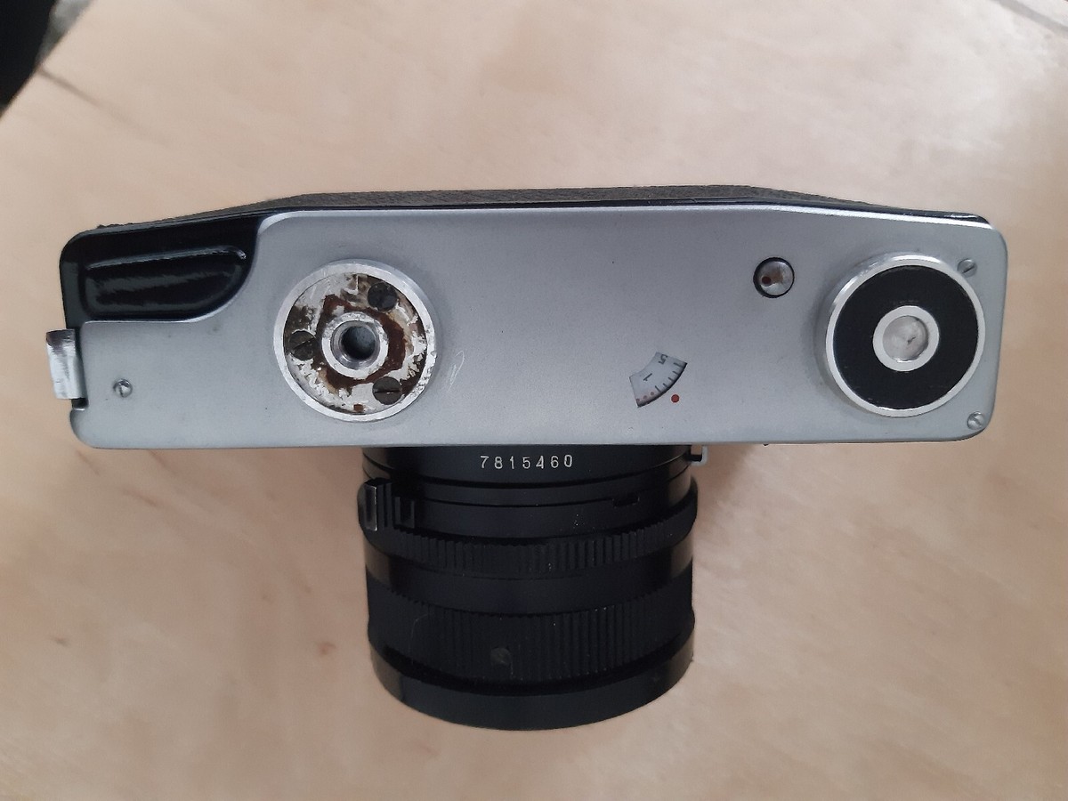 Sokol Automat Vintage 35mm Film Camera Lens Industar 70 ussr