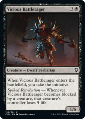 x4 Vicious Battlerager C MTG Commander Legends: Battle for Baldur's Gate M/NM, E