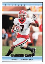 2022 Panini Chronicles Donruss Draft Picks D'Andre Swift Base #7 Pink Parallel