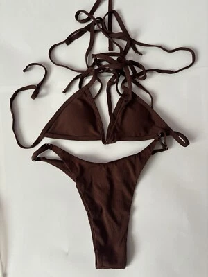bikini marron sexy ZAFUL taille M - Photo 1/4