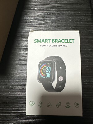 Letscom Smart Watch Fitness Tracker - Black (ID205L)