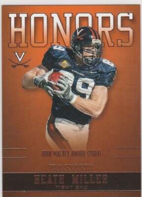 HEATH MILLER 2016 PANINI VIRGINIA COLLEGIATE HONORS INSERT HM-VA $1 DEALS!