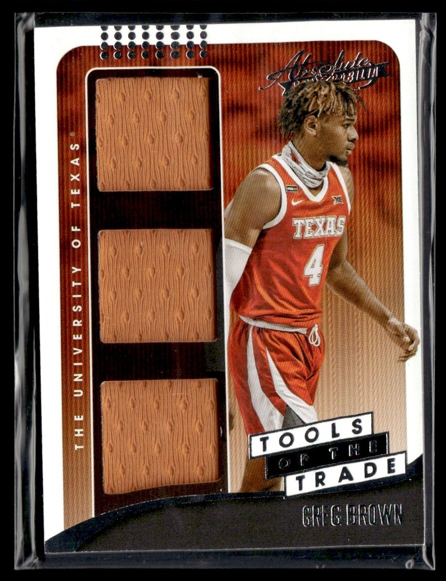 2021-22 Tools of The Trade Greg Brown III Rookie Jersey color