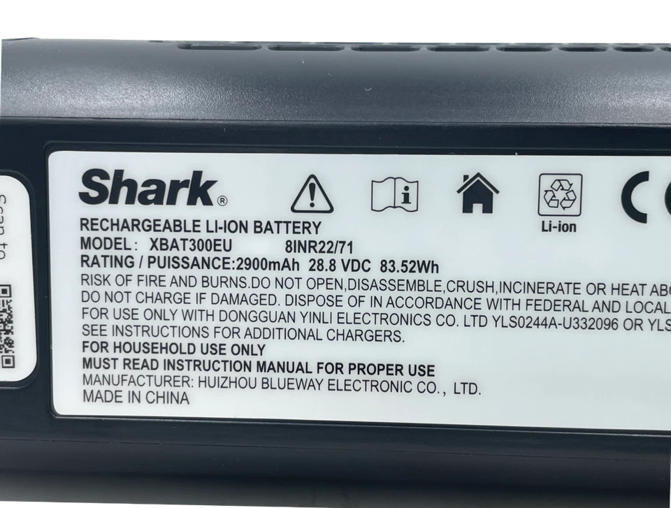 Original Neue Staubsauger Akku SHARK XBAT300EU 28,8 V 2900 mAh 2,9 Ah 83,52Wh - Bild 4 von 4